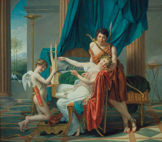 Sappho, Phaon, and Cupid